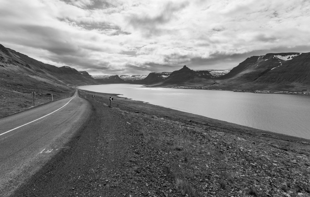 Islande en noir et blanc