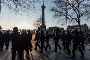 Place de la Bastille, Paris - 18 janvier